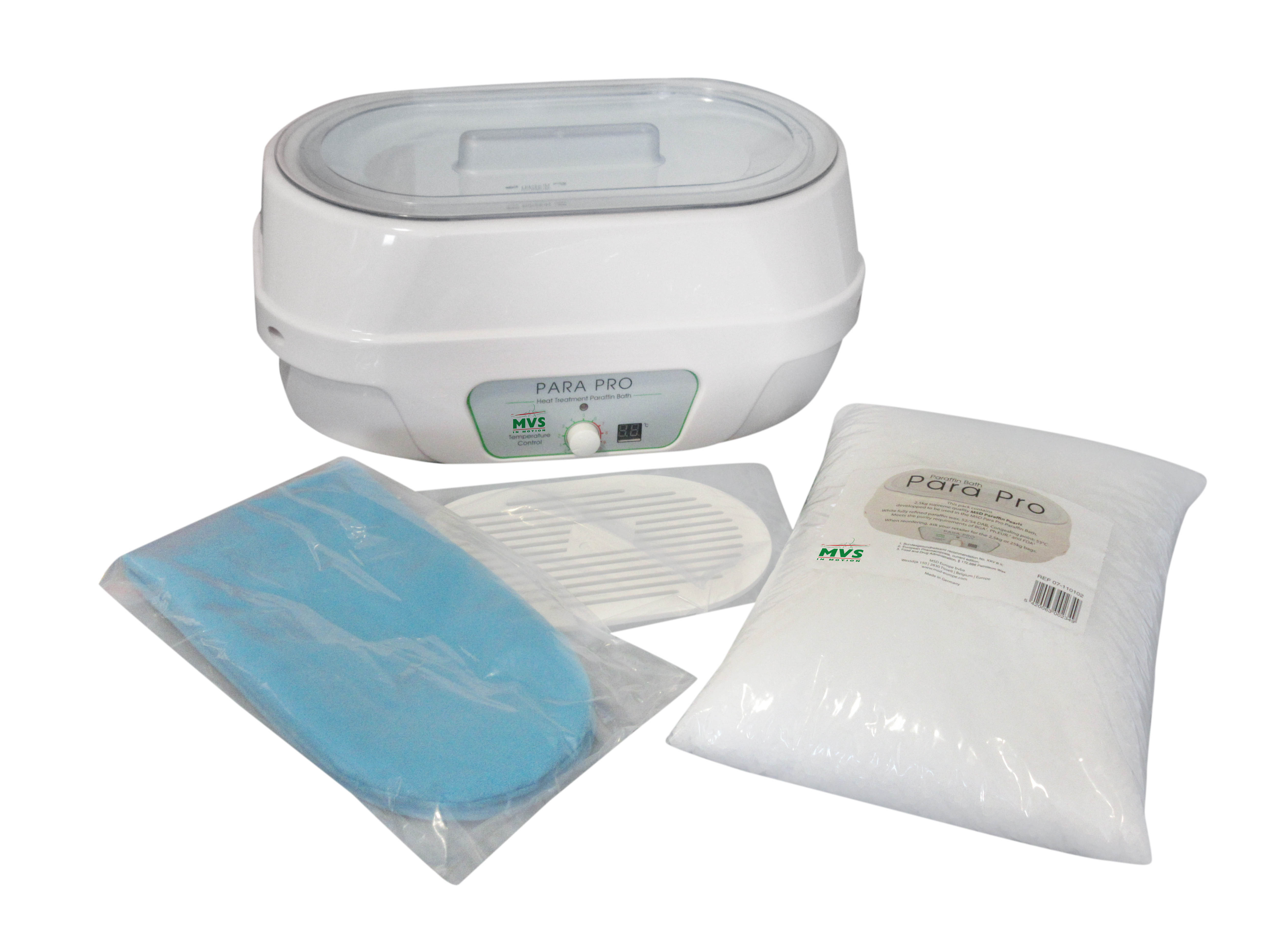 MoVeS Para Pro Wachsheißbad + 2,5 kg Paraffin