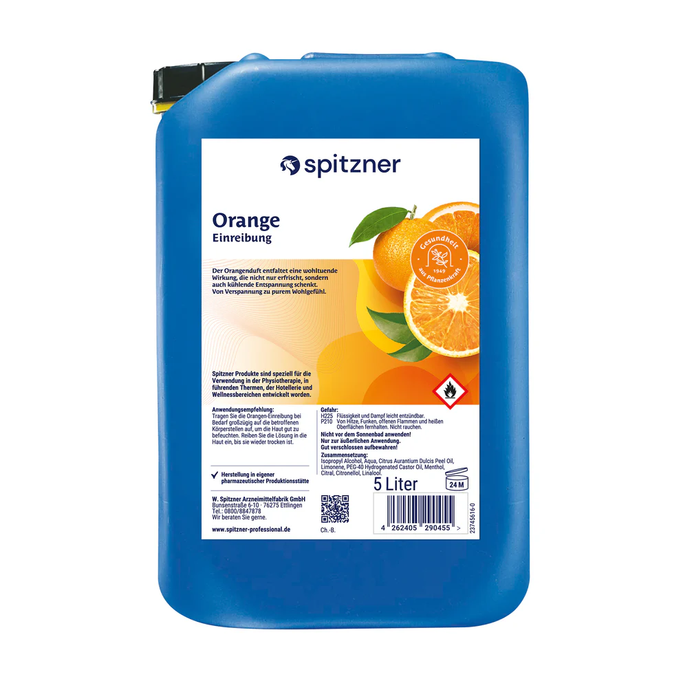 Spitzner® Einreibung, Orange, 5 Liter