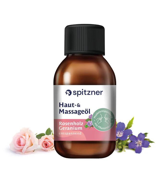 Spitzner® Haut- und Massageöl, Rosenholz-Geranium