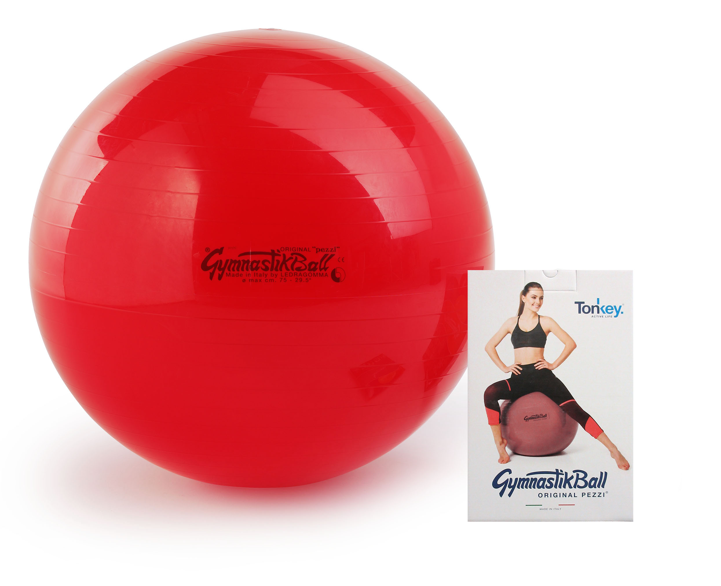 Pezzi® Gymnastikball Standard/Original rot 75 cm